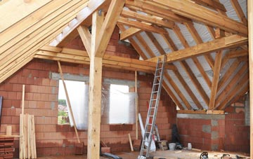 Hanging Houghton attic trusses